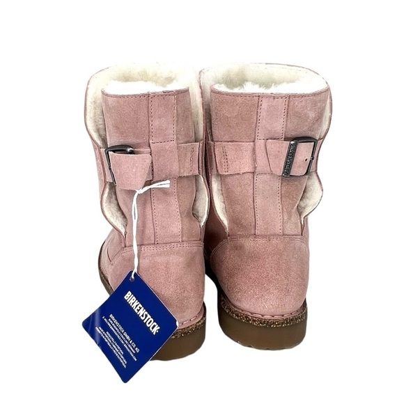 Birkenstock Upsalla Shearling Suede Leather Boots Size 36 = 5.5 - 6 Pink New NWT - Picture 5 of 15